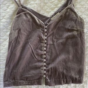 Lavender Madewell velvet top